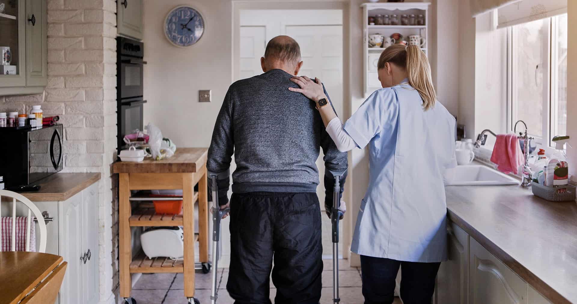 IPSIDD therapy services supporting mobility in a home environment