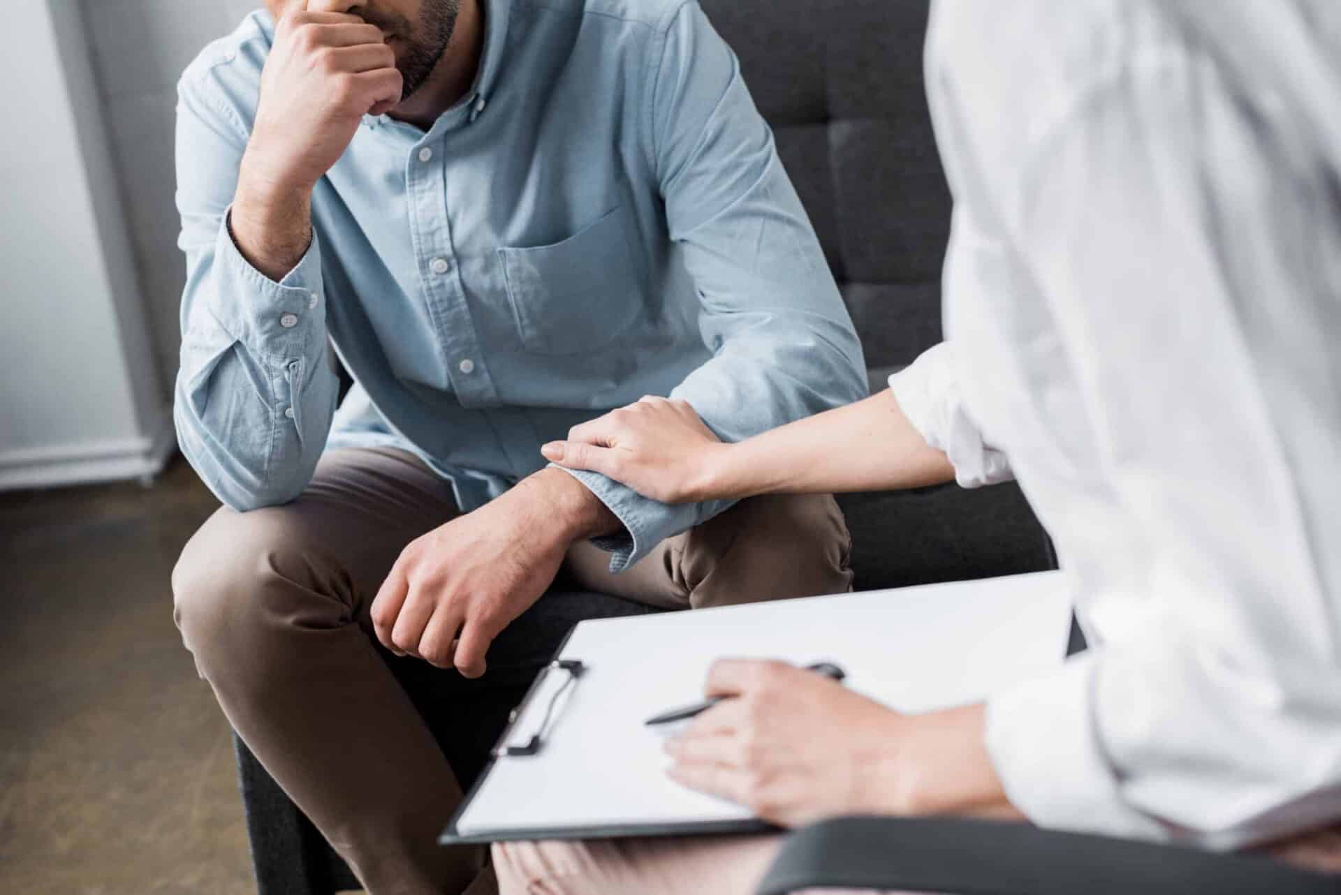 OPWDD therapy services delivered during a counseling session in a private home setting